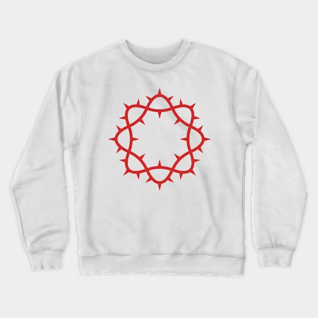 Crown of thorns of the Lord and Savior Jesus Christ. Crewneck Sweatshirt by Reformer